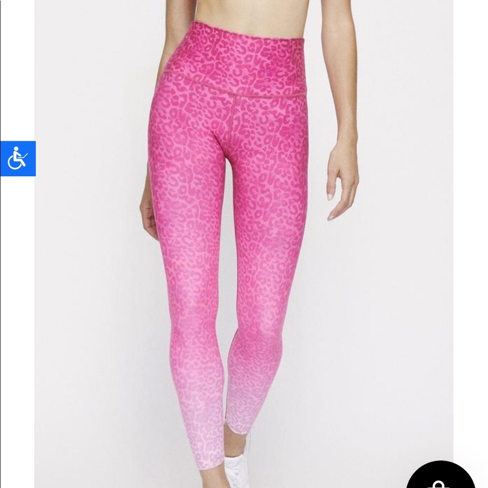 WITH Wear It To Heart Pink Ombré Cheetah Legging
